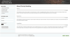 Desktop Screenshot of prioritydetailing.com