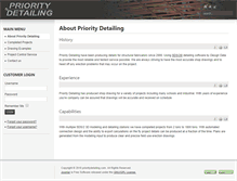 Tablet Screenshot of prioritydetailing.com